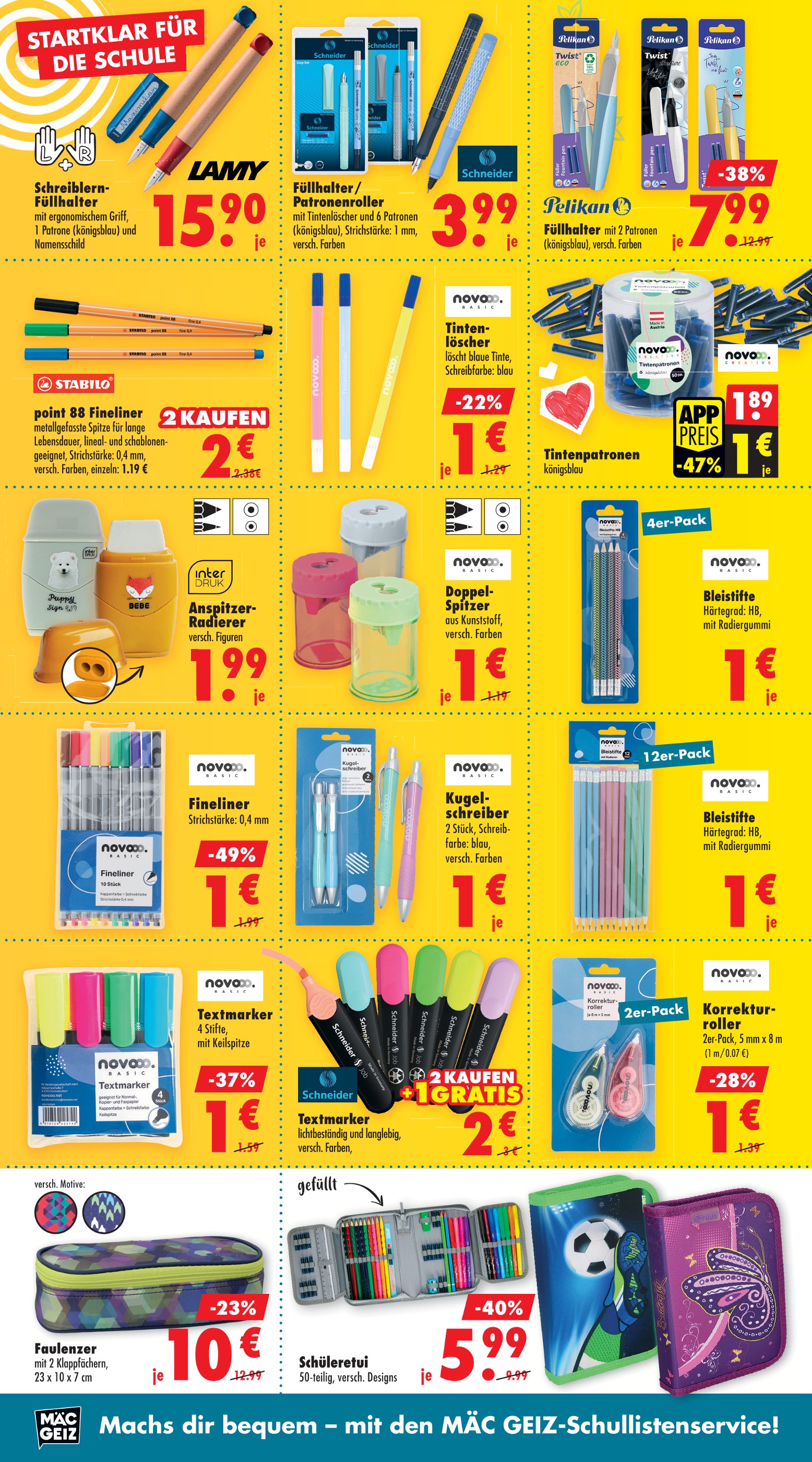 Textmarker Angebot im aktuellen Mäc-Geiz Prospekt auf Seite 4